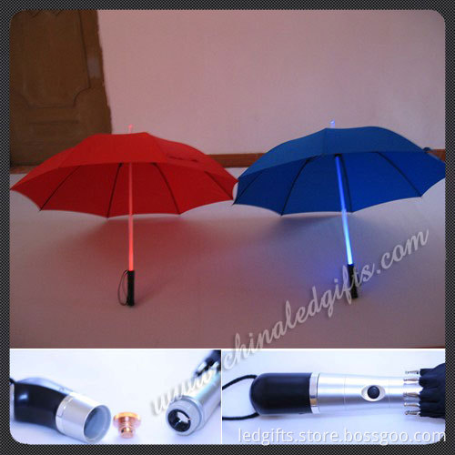 flashing umbrella